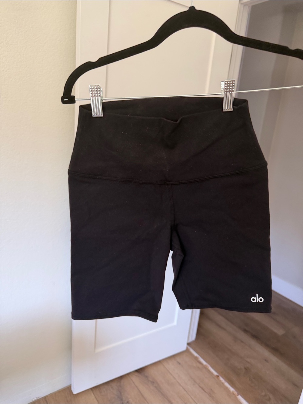ALO Yoga Black High-Waist Bike Shorts